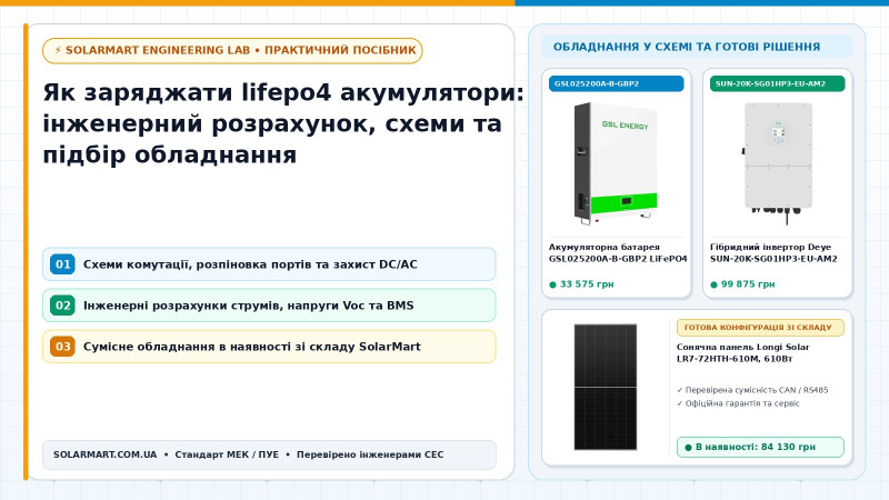 Як заряджати lifepo4 акумулятори: инженерный расчет, схемы и подбор оборудования
