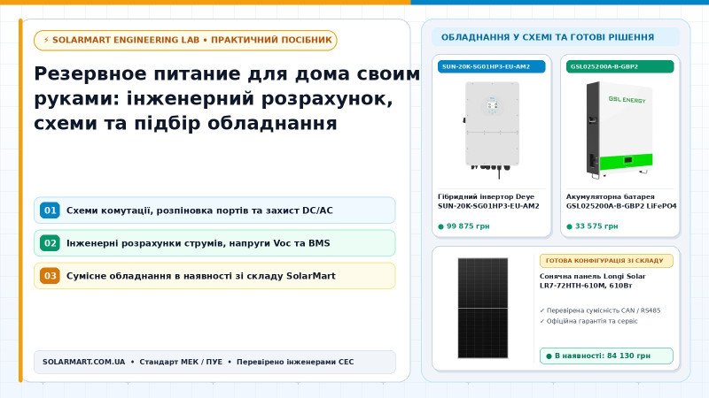 Резервное питание для дома своими руками: инженерный расчет, схемы и подбор оборудования